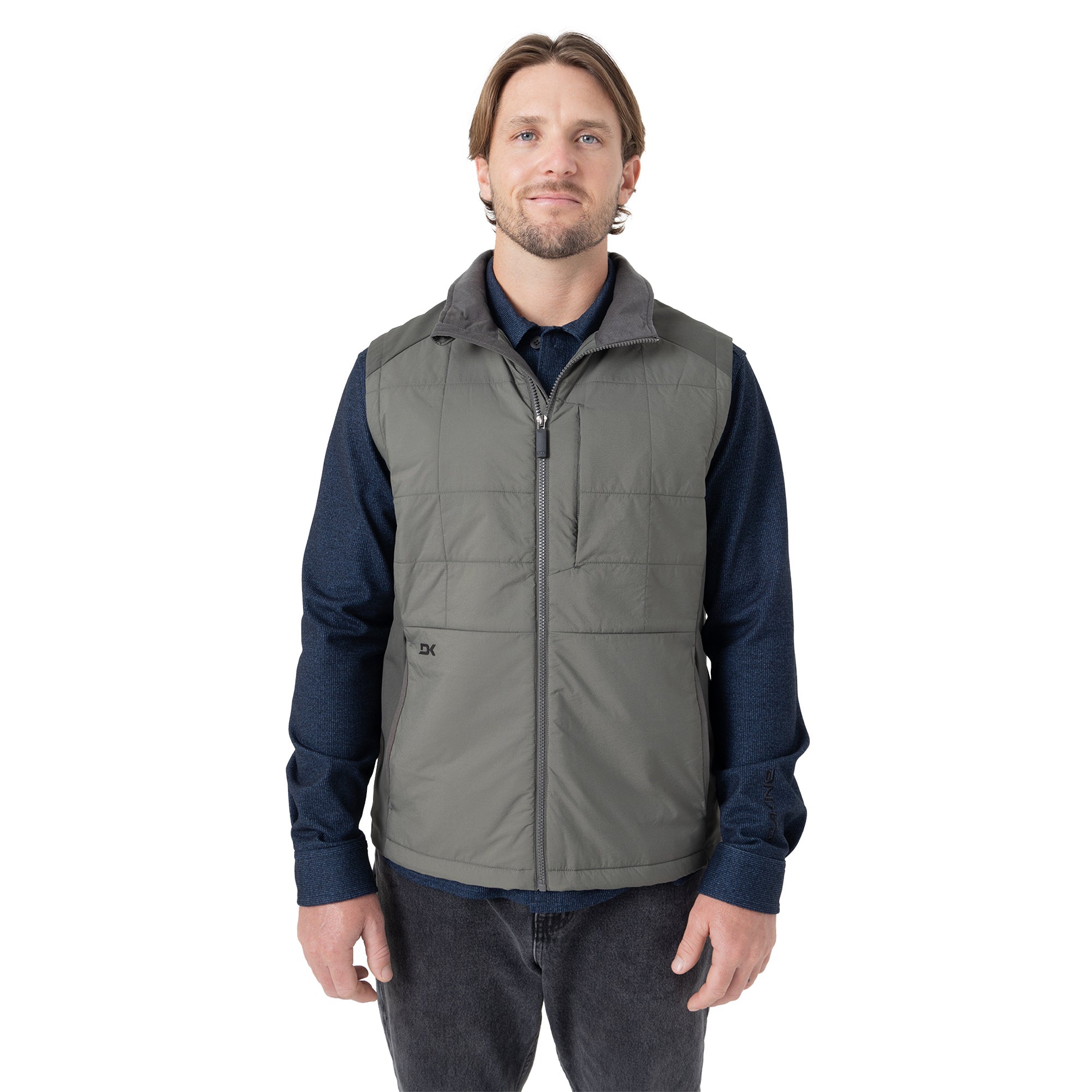 Light Wt. Mixed Media Vest - Chimera