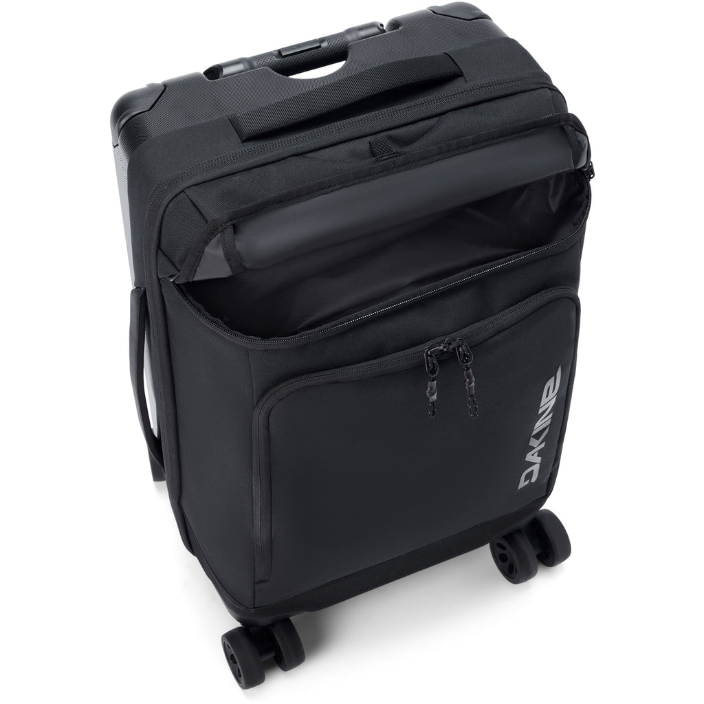 Split 4 Wheel Carry On Roller Bag 48L - Black